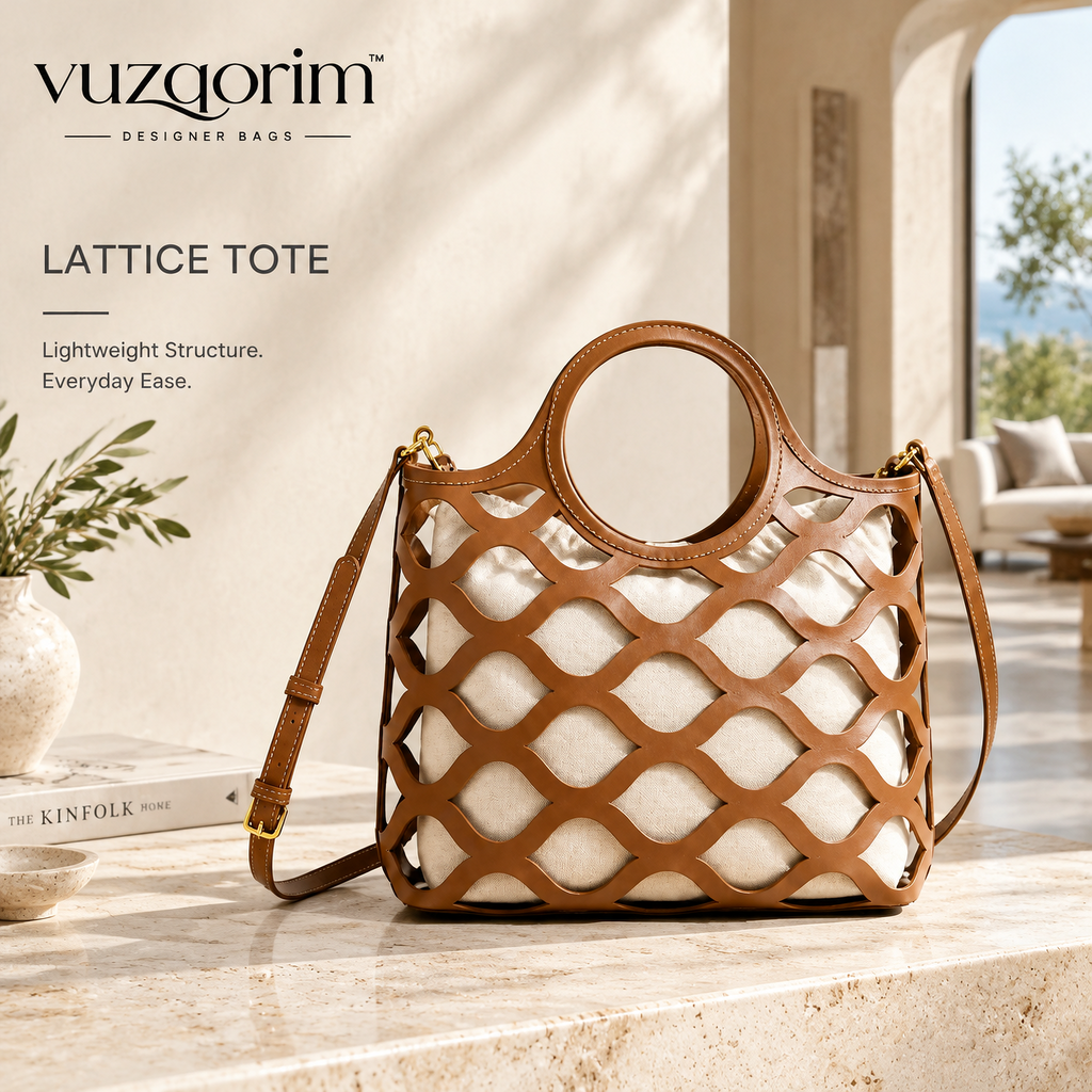 𝒗𝒖𝒛𝒒𝒐𝒓𝒊𝒎™ Lattice Tote — view 2