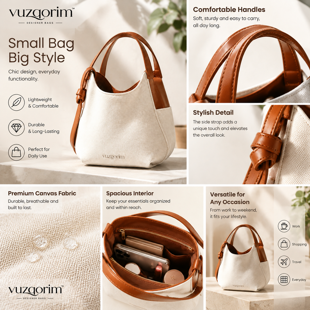 𝒗𝒖𝒛𝒒𝒐𝒓𝒊𝒎™ Arc Mini Tote — view 4