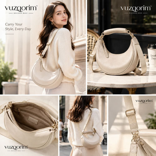 𝒗𝒖𝒛𝒒𝒐𝒓𝒊𝒎™ Arc Hobo Crossbody — view 2