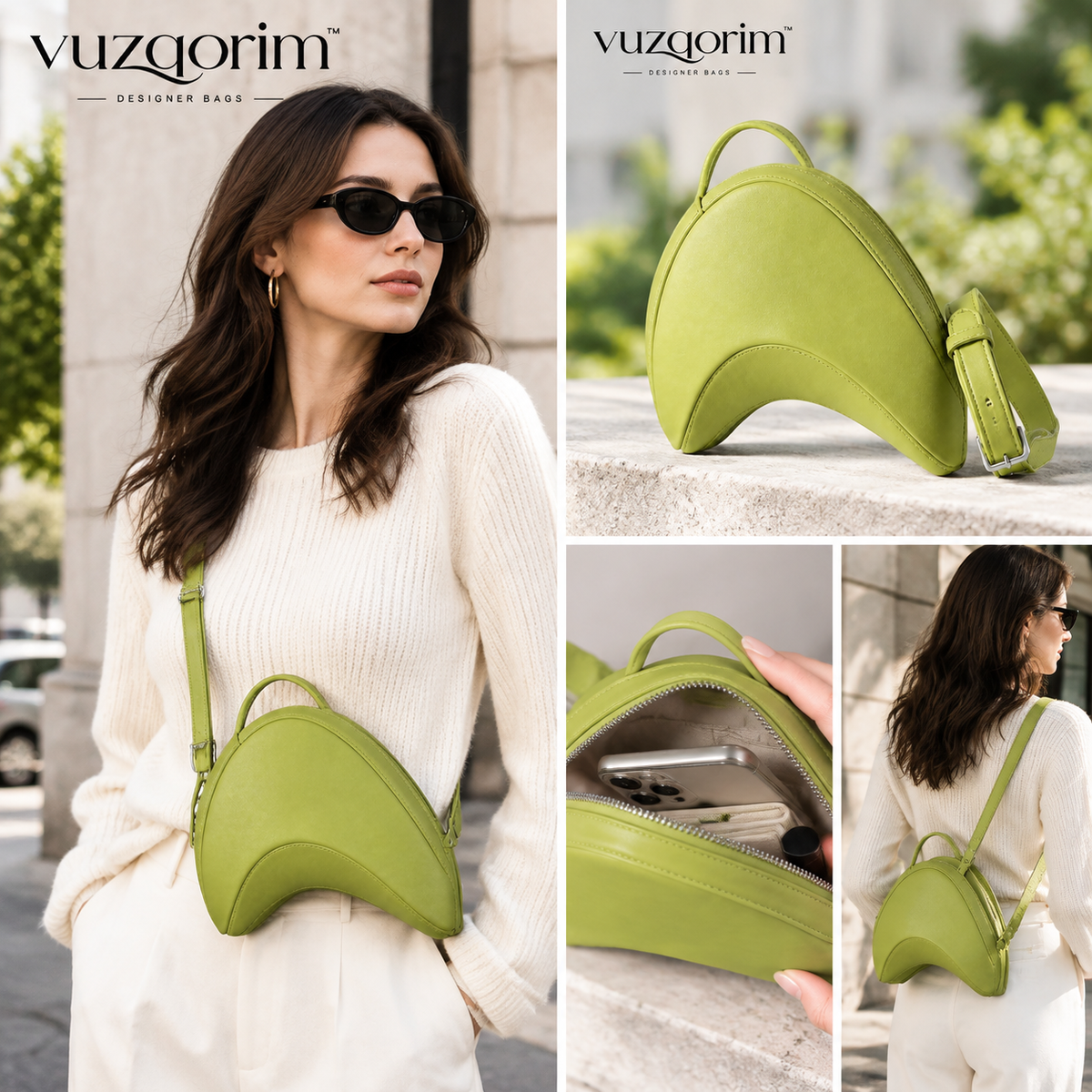 𝒗𝒖𝒛𝒒𝒐𝒓𝒊𝒎™ Arc Wave Crossbody — view 2
