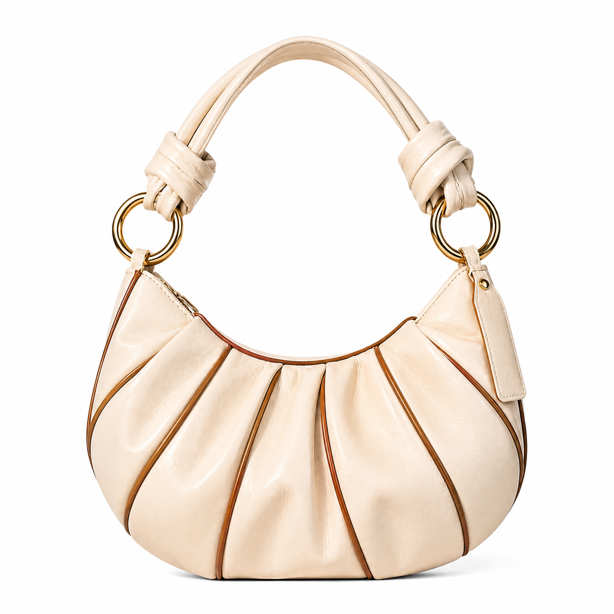 𝒗𝒖𝒛𝒒𝒐𝒓𝒊𝒎™ Pleated Crescent Bag — view 3