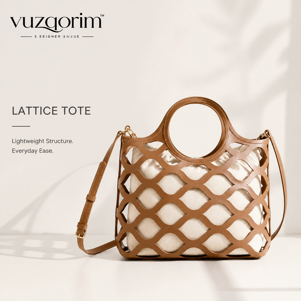 𝒗𝒖𝒛𝒒𝒐𝒓𝒊𝒎™ Lattice Tote